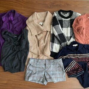 Bundle Madewell, Banana Express clothes sweater shirt shorts vest XS